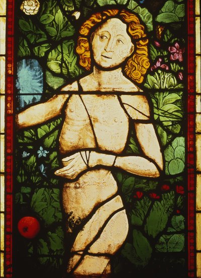 Adam in Paradise, 15th Century by Unbekannt Unbekannt